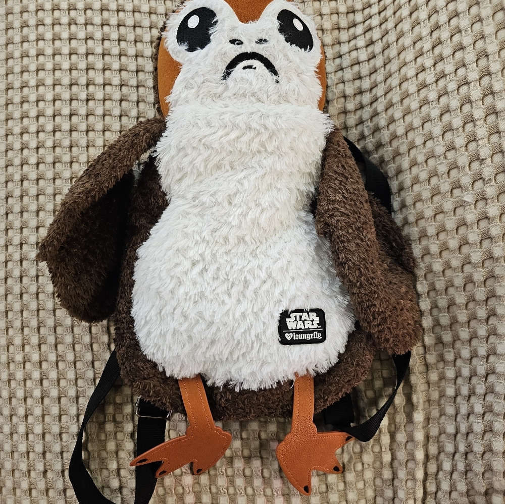 LOUNGFLY STAR WARS PORG PLUSHIE BACKBACK